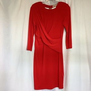 Michael Kors Beautiful Long Sleeve Red Dress XS